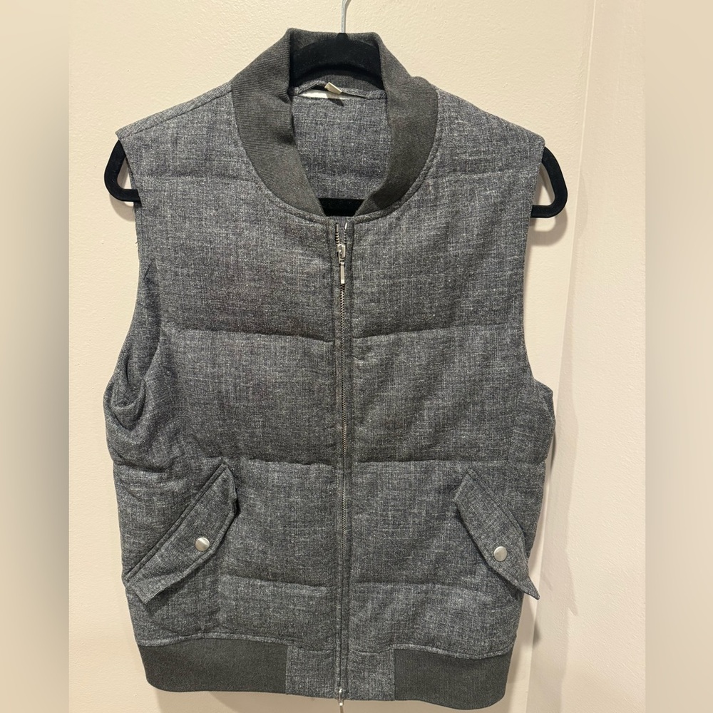 Suitsupply mens puffer vest size s
